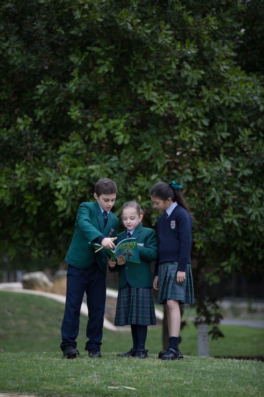 Students learning together